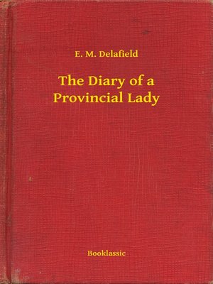 cover image of The Diary of a Provincial Lady